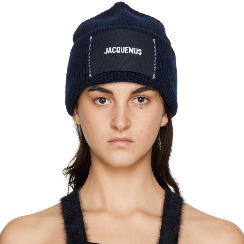 Jacquemus Navy Beanie EXTREME RARE